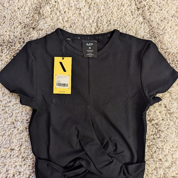 MP Women's Power Short Sleeve Crop Top - Picture 6 of 7